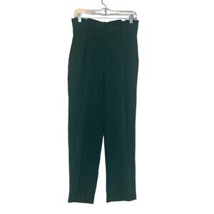 Lush green textured high waist pants size M